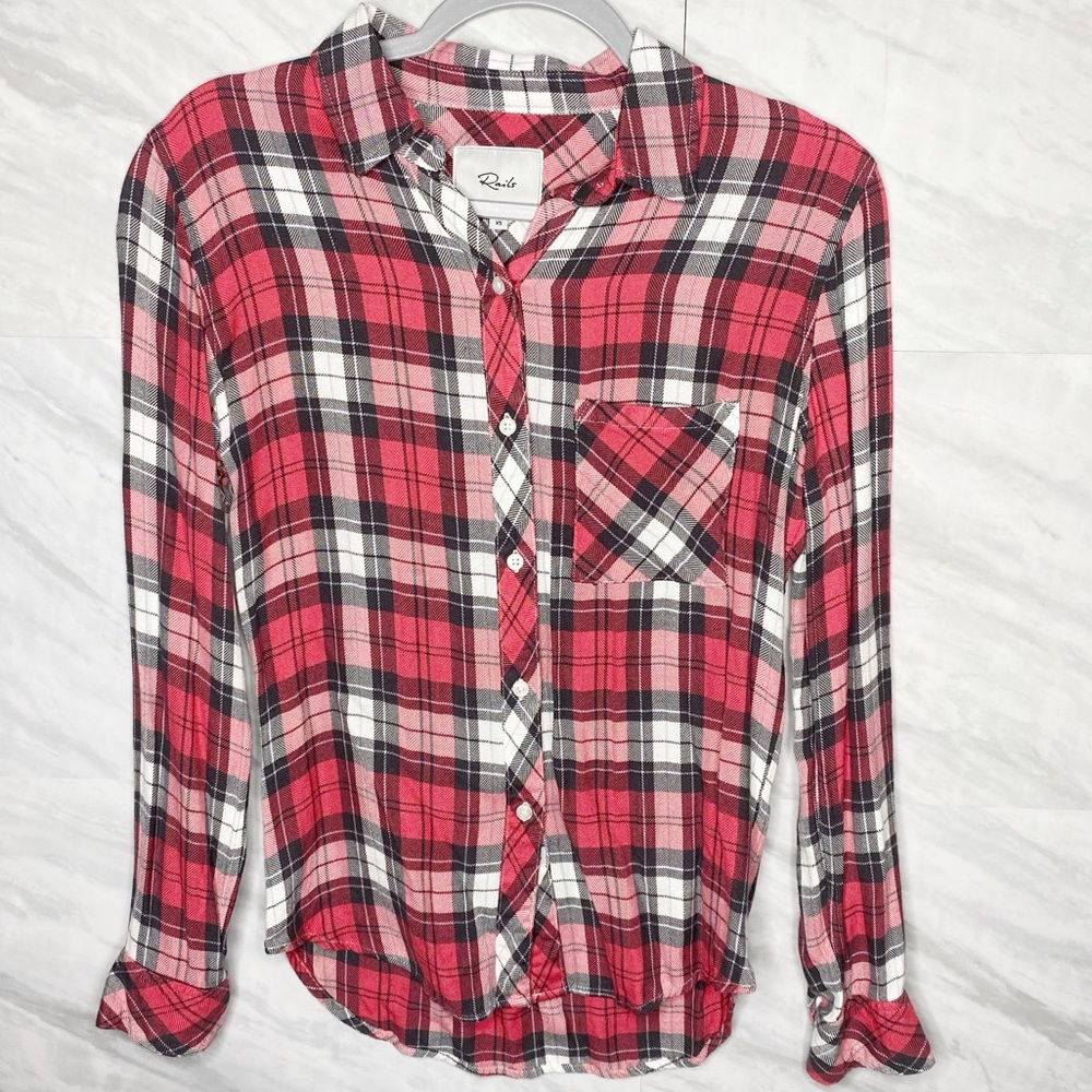 Rails Plaid Button Down Shirt Small